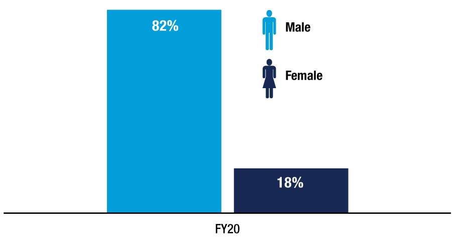Gender diversity graph